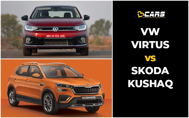 Volkswagen Virtus Vs Skoda Kushaq